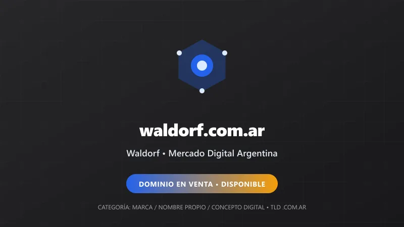 Identidad gráfica y activo digital para Waldorf en Argentina